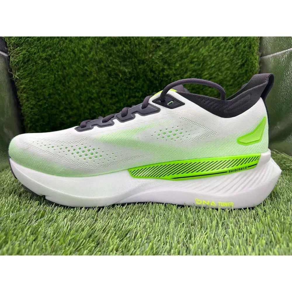 Brooks Glycerin GTS 23 1105031D154 Athletic Sneaker Men's 12D White Knit Jogging